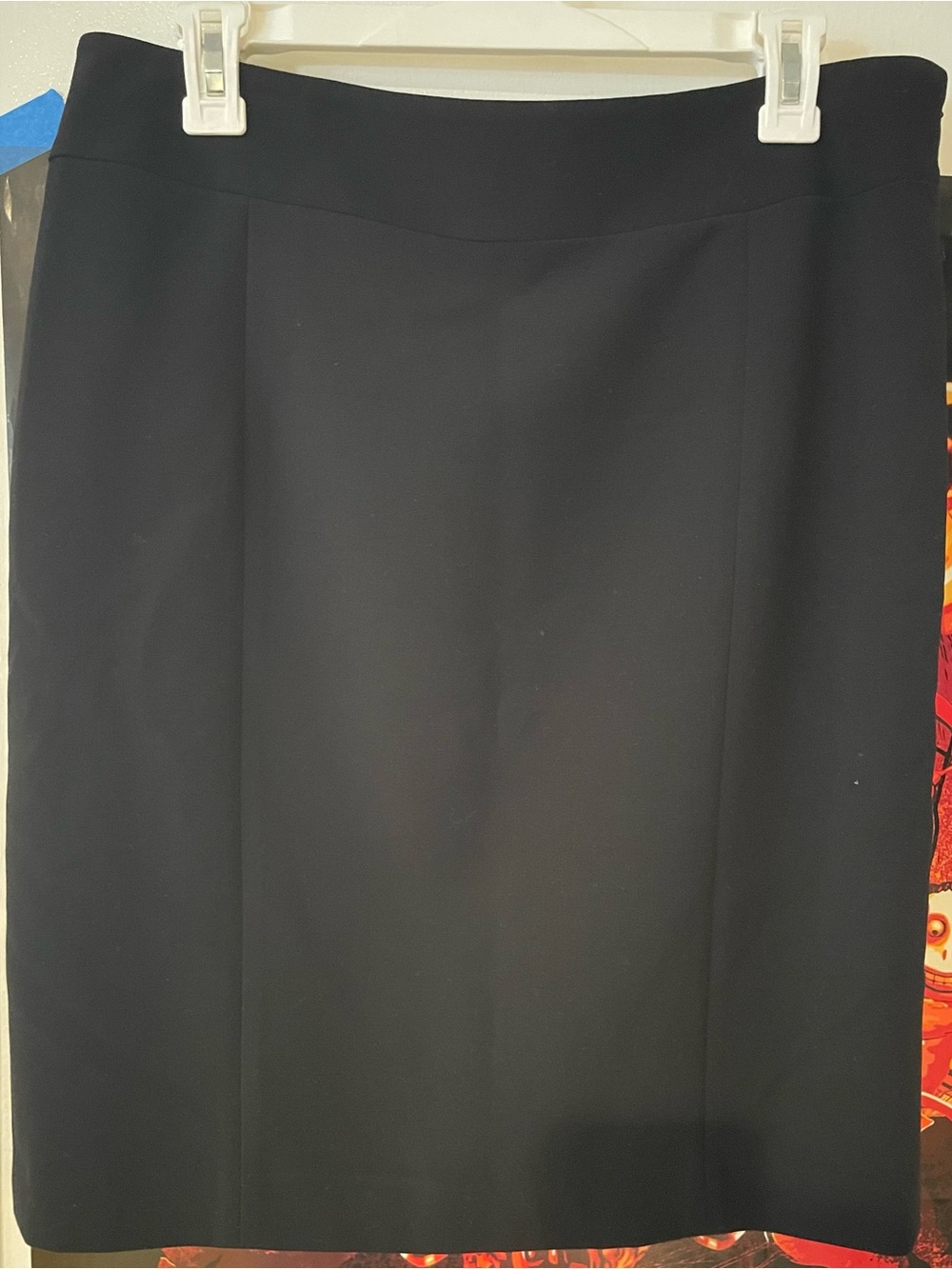Kenneth Cole New York Black Pencil Skirt
